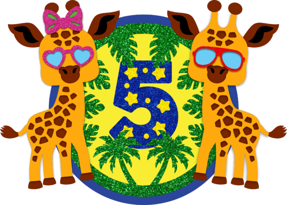 Baby Giraffe Cake Topper 3D SVG Review for Digital Sellers