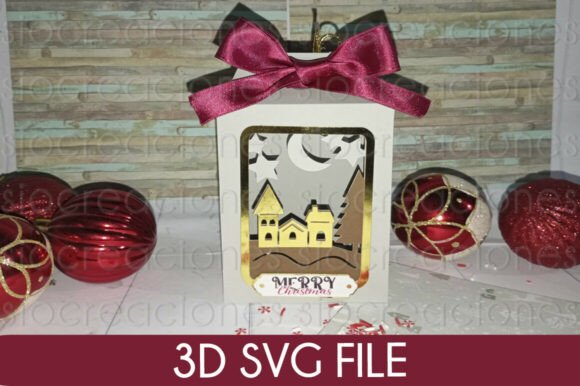 Christmas Village Bag 3D SVG Review for Digital Sellers