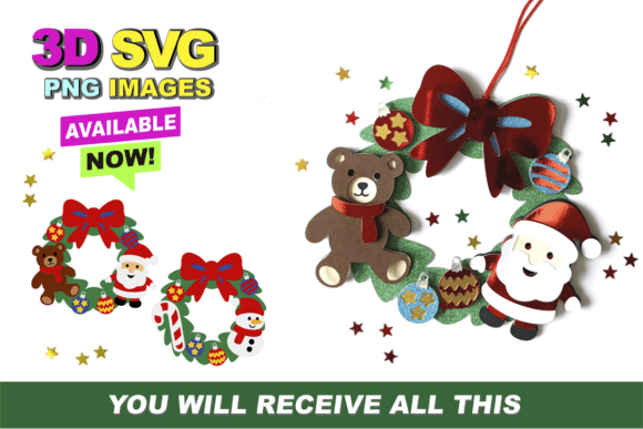 Christmas Wreath 3D SVG Review for Real Embroidery Projects