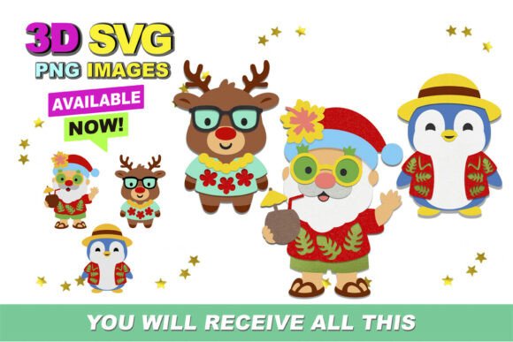 Tropical Christmas 3D SVG Review for Real-World Crafting