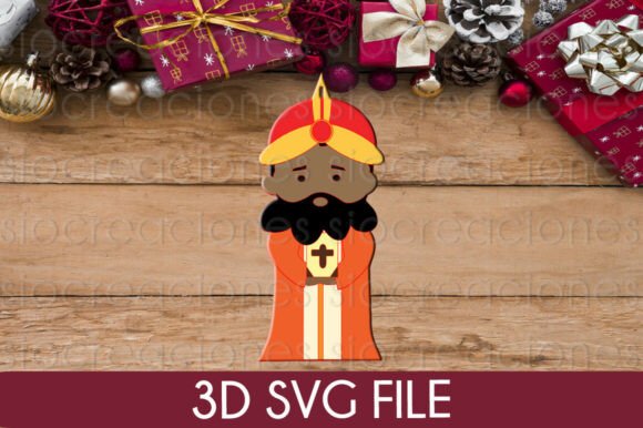 Wise Men 3D SVG: A Christmas Graphic Design Asset for Polished Publishing
